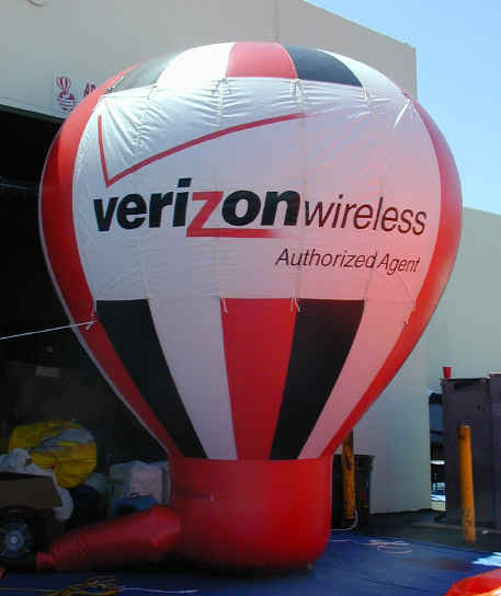 Verizon hot air balloon.